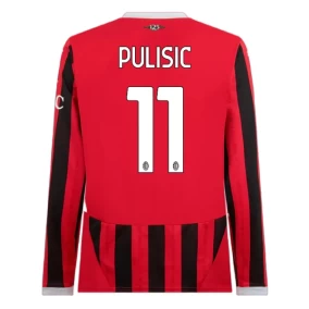 AC Milan Pulisic Hemmatröja 2024/2025 Långärmad